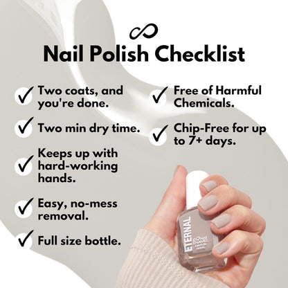 Brown Nail Polish Set for Women (BEACH WALK) - Beige Nail Polish Set for Girls - Long Lasting & Quick Dry Nail Polish Kit for Home DIY Manicure & Pedicure - Made in USA, 13.5Ml (Set of 4)