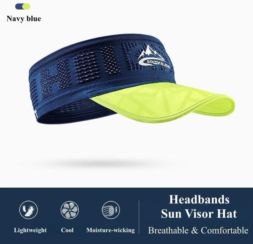Sport Sun Visor Hats for Men Women Headsweats Sunvisor Cap for Men Women Sun Visors for Running, Golf, Tennis, Softball