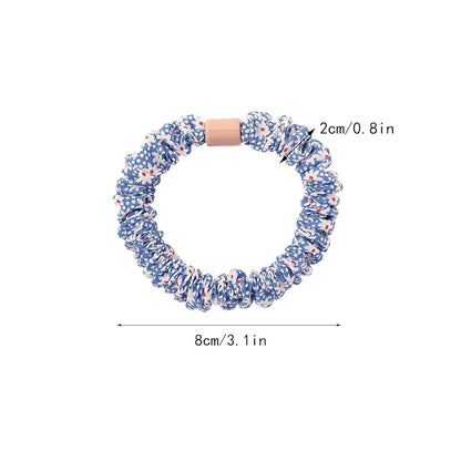 Hair Ties Scrunchies - Small Mini Scrunchy for Women Thick Hair Accessories Cute Soft No Slip Hair Elastics Ponytail Holder for Curly Hair No Damage Hairties Gift for Girls