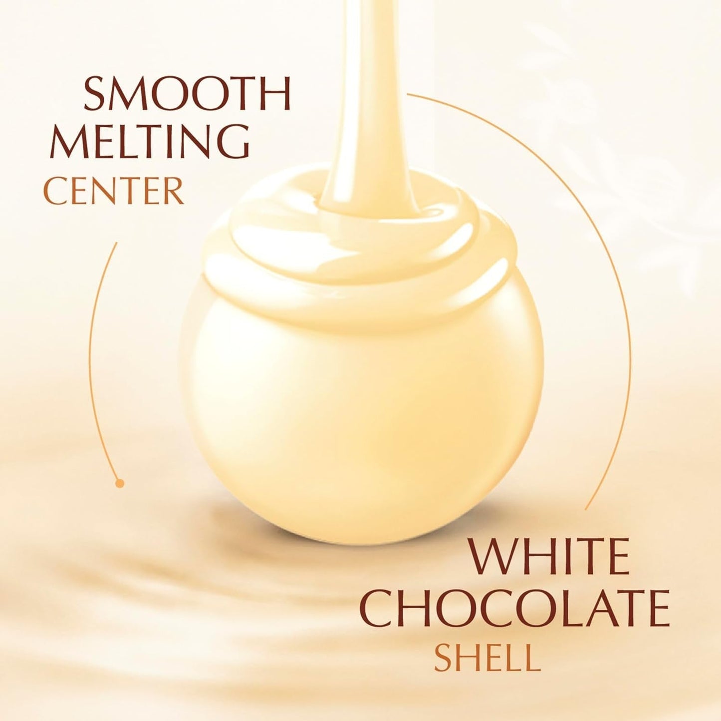 LINDOR White Chocolate Candy Truffles, White Chocolate with Smooth, Melting Truffle Center, 5.1 Oz. Bag