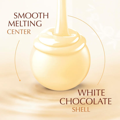 LINDOR White Chocolate Candy Truffles, White Chocolate with Smooth, Melting Truffle Center, 5.1 Oz. Bag