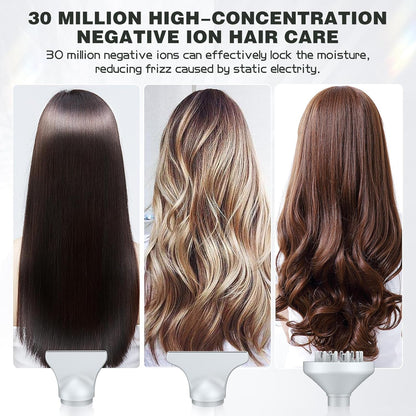 Professional Hair Dryer with Diffuser, Ionic Hair Dryer,Lightweight Compact Powerful & Fast Salon Blow Dryer with High Speed Brushless Motor, Travel Hair Dryer, Women & Men (Ceramic, Stone)