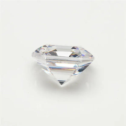 Unheated 8.30 Cts Natural Gemstone White Sapphire 10x10mm Square Cut Gem Sri-Lanka VVS