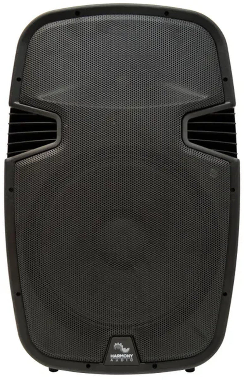 Harmony Audio HA-L15BA Pro DJ Live Series Bluetooth 15" Powered 1200W PA Speaker
