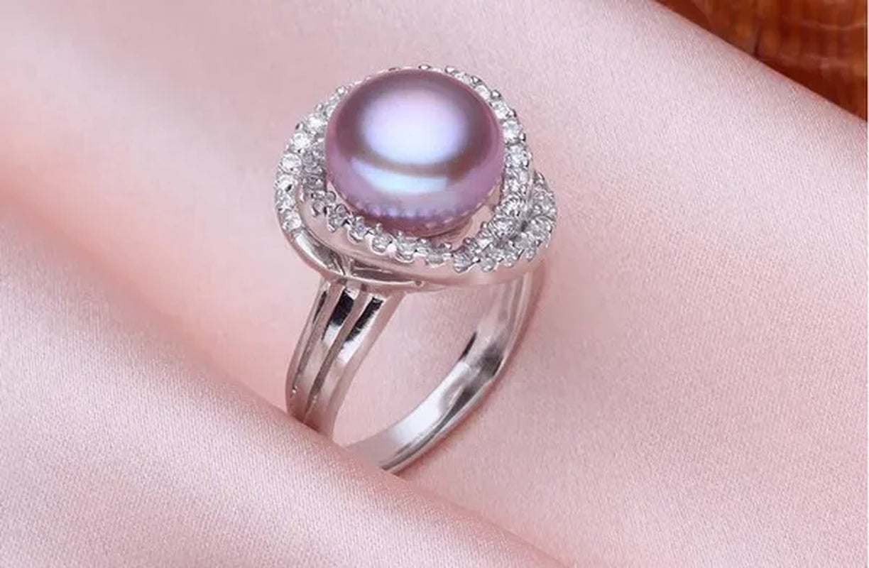 AAA + 11-12mm South Sea Pearl Ring oval
