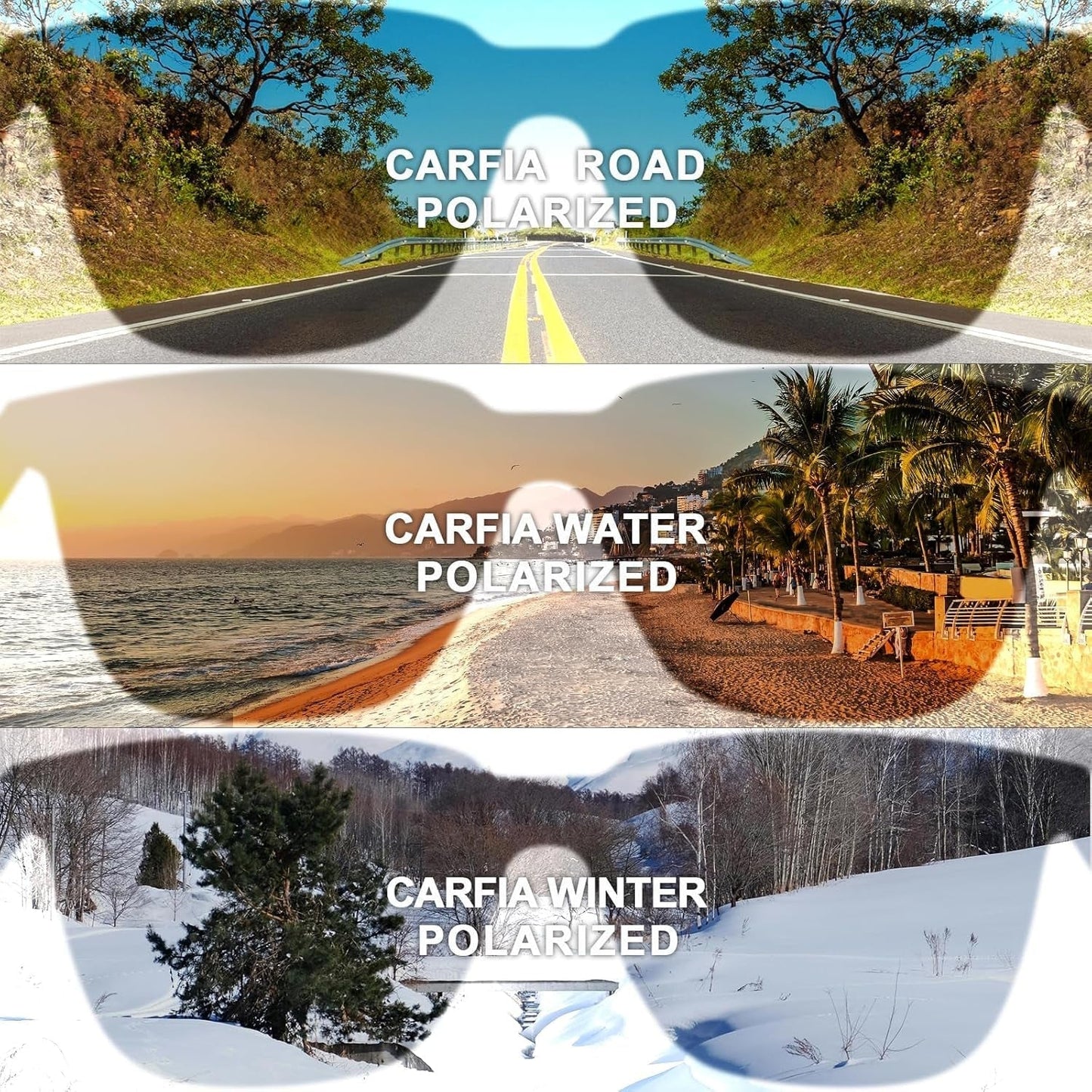 Acetate Polarized Sunglasses for Women Small Face - Antiglare UV400 Protection CA5354