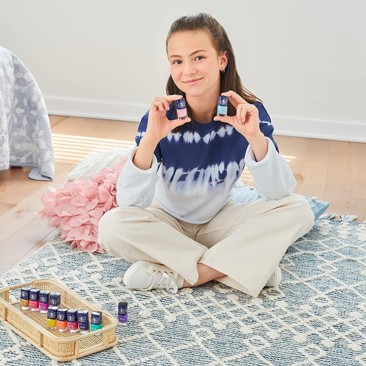 Celestial 12-Pack Nail Polish Tower - Nail Polish Set for Girls and Teens - Includes 12 Vibrant Colors - Non-Toxic Nail Polish for Kids - Ages 8+ by Make It Real