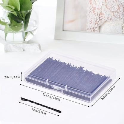 120PCS Jumbo Bobby Hair Pins for Women Girl, Large Black Bobby Pins 2.75Inches with Box