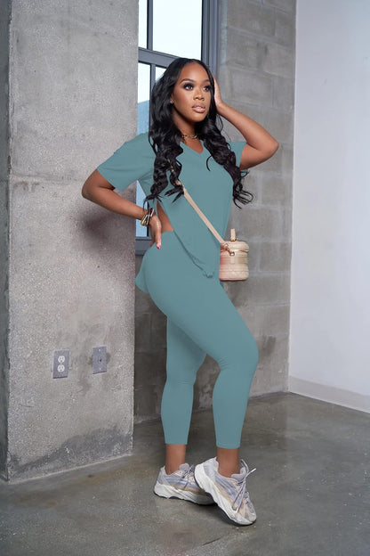 Lounge Sets for Women Two Piece Outfits Pullover Tops and Long Pants Tracksuit Sweatsuits