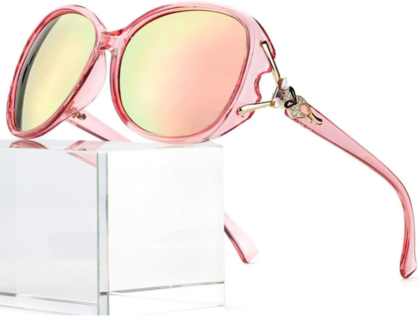 Sunglasses for Women Trendy Polarized Sunglasses Oversized Big Sun Glasses Ladies Shades UV Protection