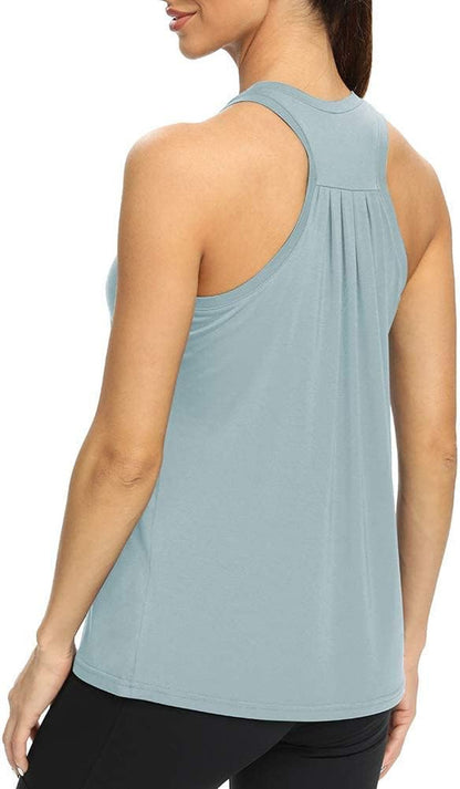 Tops Gray Blue