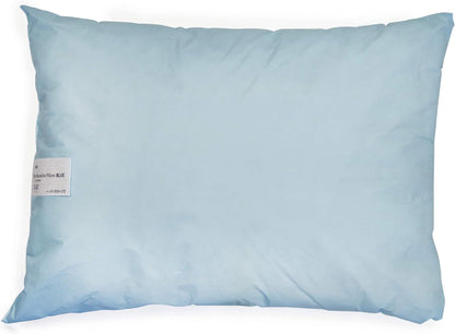Medical Pillow [1 Count] Limited Reusable Hospital Bed Pillows, Fluid Moisture and Stain-Resistant, Blue, 20 in X 26 In