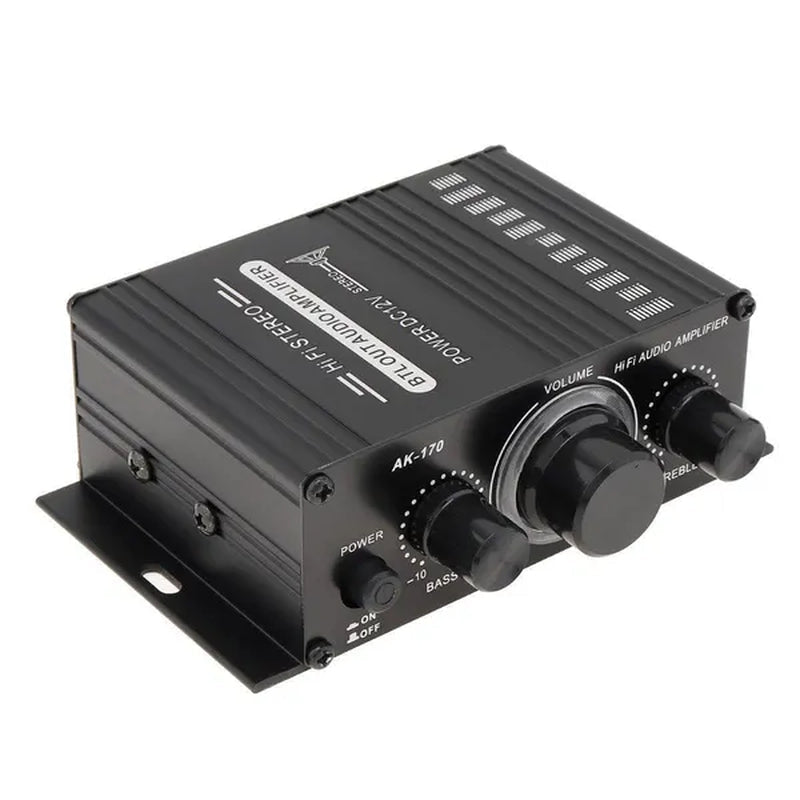 AK170 2 Channel Power Amplifier Audio Karaoke Home Theater Amplifier Mini Hifi Amplifier with USB SD Interface