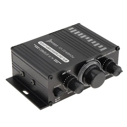 AK170 2 Channel Power Amplifier Audio Karaoke Home Theater Amplifier Mini Hifi Amplifier with USB SD Interface