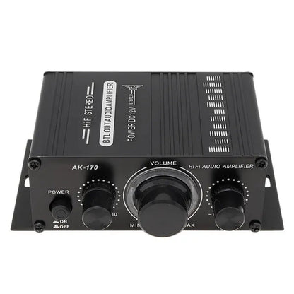 AK170 2 Channel Power Amplifier Audio Karaoke Home Theater Amplifier Mini Hifi Amplifier with USB SD Interface