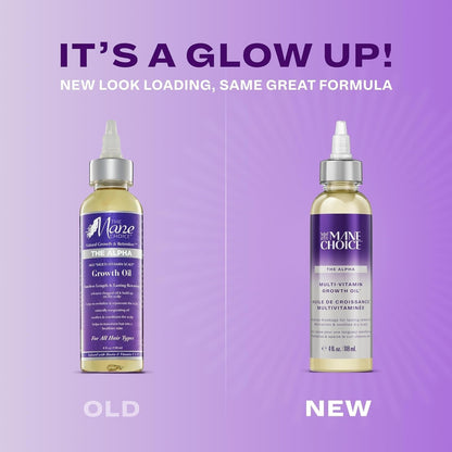 Alpha Multi - Vitamin Scalp Hair Growth Oil, 4 Fl Oz, 1 Pack, Nourishing Scalp Oil with Biotin, Vitamin C, Rosemary, Rice Extract, Jojoba, Tea Tree & Castor Oil, Lightweight & Non - Greasy - WORLD TIME VISITS