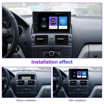 AMPRIME 【2+32G】New for Mercedes - Benz W204 Autoradio 2 Din Android 10.1 GPS Car Radio Stereo 9'' HD Touch Screen Wifi Bluetooth FM/RDS Car Audio Radio with 12LED Camera/ DVR (Optional) 【For Mercedes - Benz W204 2006 - 2011】 - WORLD TIME VISITS