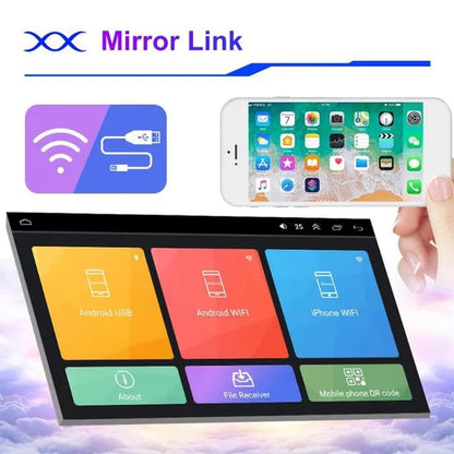 AMPRIME 【2+32G】New for Mercedes-Benz W204 Autoradio 2 Din Android 10.1 GPS Car Radio Stereo 9'' HD Touch Screen Wifi Bluetooth FM/RDS Car Audio Radio with 12LED Camera/ DVR (Optional) 【For Mercedes-Benz W204 2006-2011】