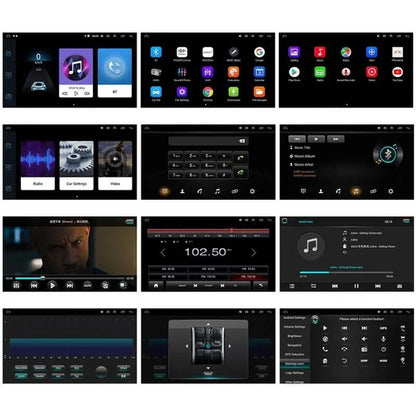AMPRIME 【2+32G】New for Mercedes-Benz W204 Autoradio 2 Din Android 10.1 GPS Car Radio Stereo 9'' HD Touch Screen Wifi Bluetooth FM/RDS Car Audio Radio with 12LED Camera/ DVR (Optional) 【For Mercedes-Benz W204 2006-2011】