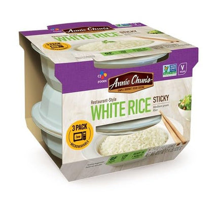 Annie Chun'S Rice Sticky White, 22.2 Oz, Pack of 3
