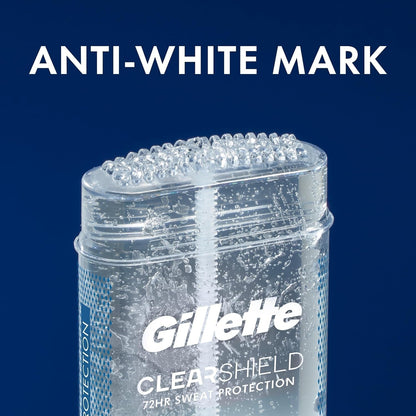 Antiperspirant and Deodorant for Men, 72Hr Sweat & Odor Protection, Long Lasting Freshness, Anti - White Mark Technology, Clear Gel, Tropical Breeze Scent, 3.8 Oz (Pack of 3) - WORLD TIME VISITS