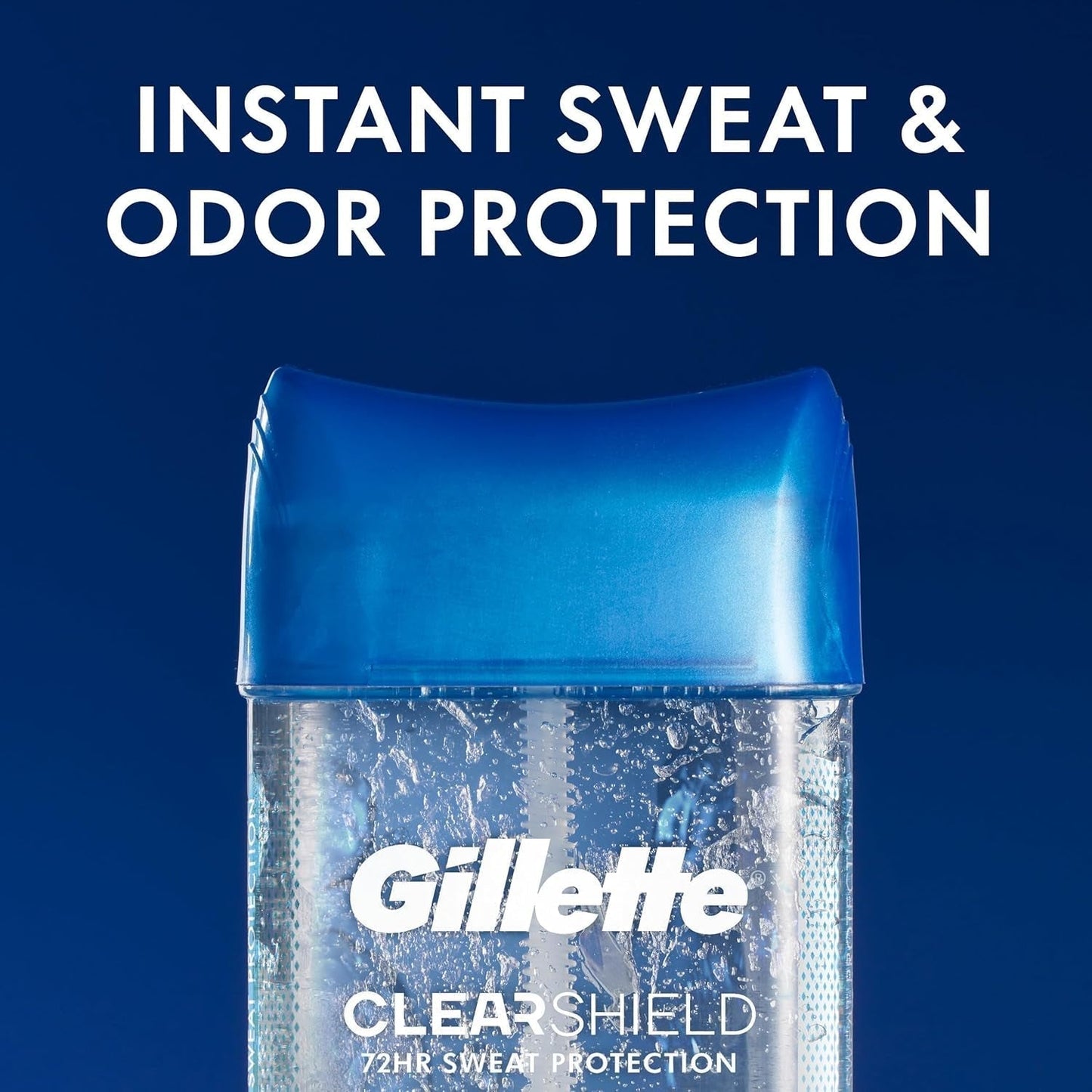 Antiperspirant and Deodorant for Men, 72Hr Sweat & Odor Protection, Long Lasting Freshness, Anti-White Mark Technology, Clear Gel, Tropical Breeze Scent, 3.8 Oz (Pack of 3)