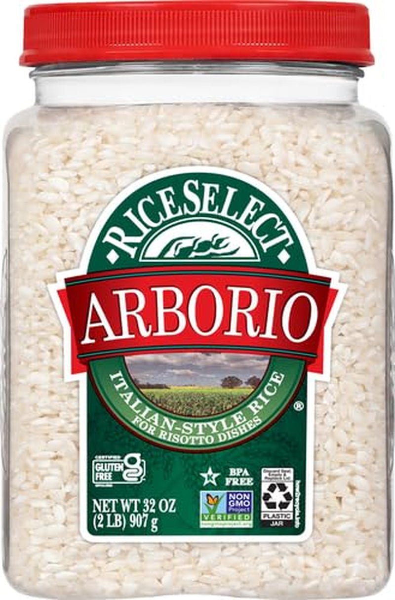 Arborio Rice for Italian Risotto, Premium Gluten - Free Rice, Non - Gmo, 32 - Ounce Jar, (Pack of 1) - WORLD TIME VISITS