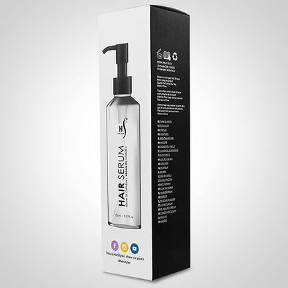 Argan Oil Serum for Hair - New Packaging - Hair Serum for Dry Damaged Hair - anti Frizz Hair Serum - 5.07 Fl Oz / 150 Ml