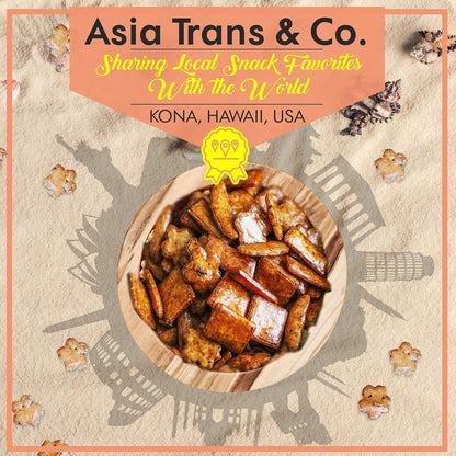 Asia Trans Mixed Arare Rice Crackers - Hawaiian Favorite - Sweet & Salty Japanese Crunchy Gourmet Trail Mix Snack