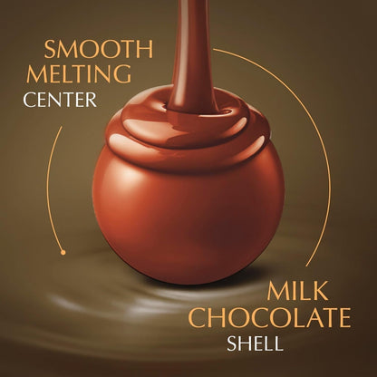 Assorted Chocolate Candy Truffles, Chocolate with Smooth, Melting Truffle Center, 15.2 Oz. Bag