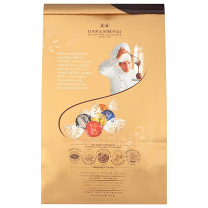 Assorted Chocolate Candy Truffles, Chocolate with Smooth, Melting Truffle Center, 15.2 Oz. Bag