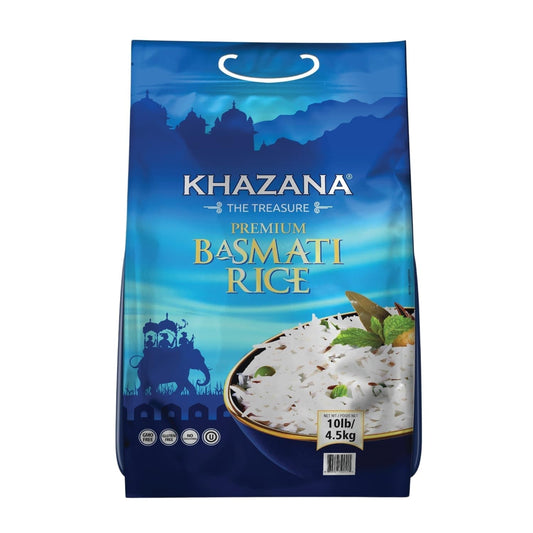 Authentic Premium Basmati Rice by in 10 Lb Bag - Aromatic and Flavorful Indian Grain - Non - Gmo, Gluten Free, Kosher, Cholesterol Free - WORLD TIME VISITS