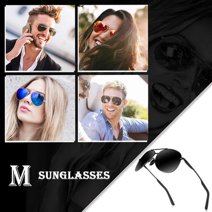 Aviator Sunglasses for Men Polarized Women UV Protection Lightweight Driving Fishing Sports Unisex Glasses MX208