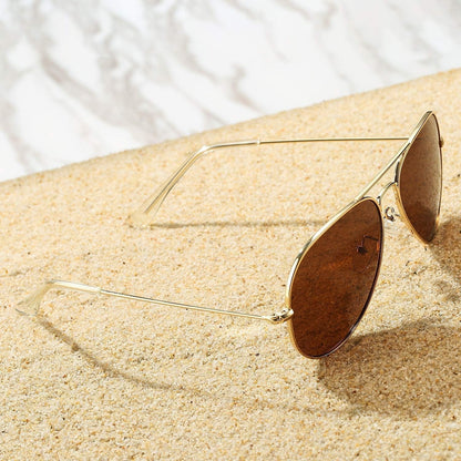 Aviator Sunglasses for Men Women Classic Polarized UV400 Protection