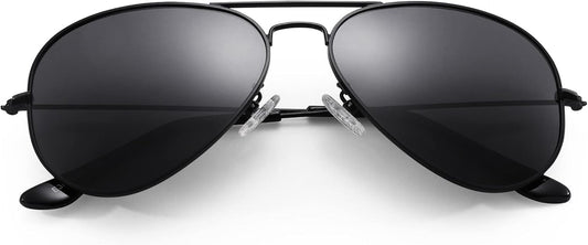 Aviator Sunglasses for Men Women Classic Polarized UV400 Protection - WORLD TIME VISITS