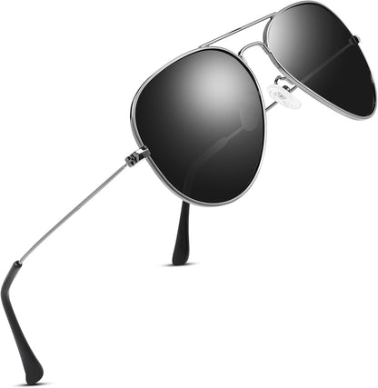 Aviator Sunglasses for Men Women Classic Polarized UV400 Protection
