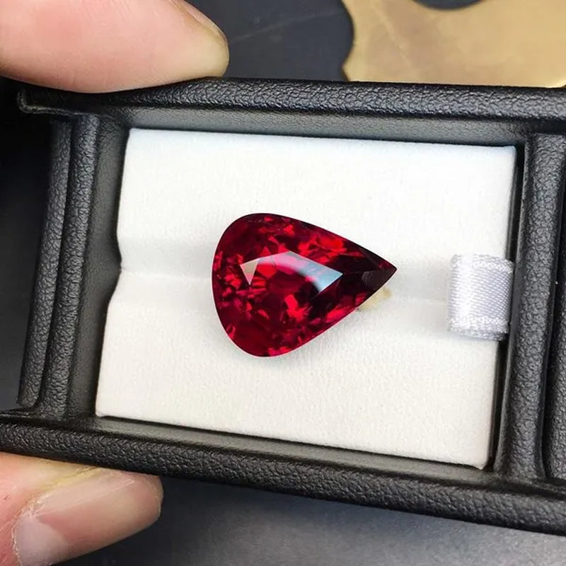 AAA Grade Exquisite Natural Pigeon Blood Ruby Loose Stone Fashionable Luxury Garnet Mozambique Not Inlaid DIY Gemstone Jewelry Main Stone