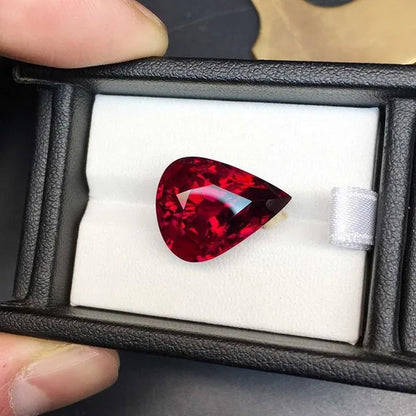 AAA Grade Exquisite Natural Pigeon Blood Ruby Loose Stone Fashionable Luxury Garnet Mozambique Not Inlaid DIY Gemstone Jewelry Main Stone