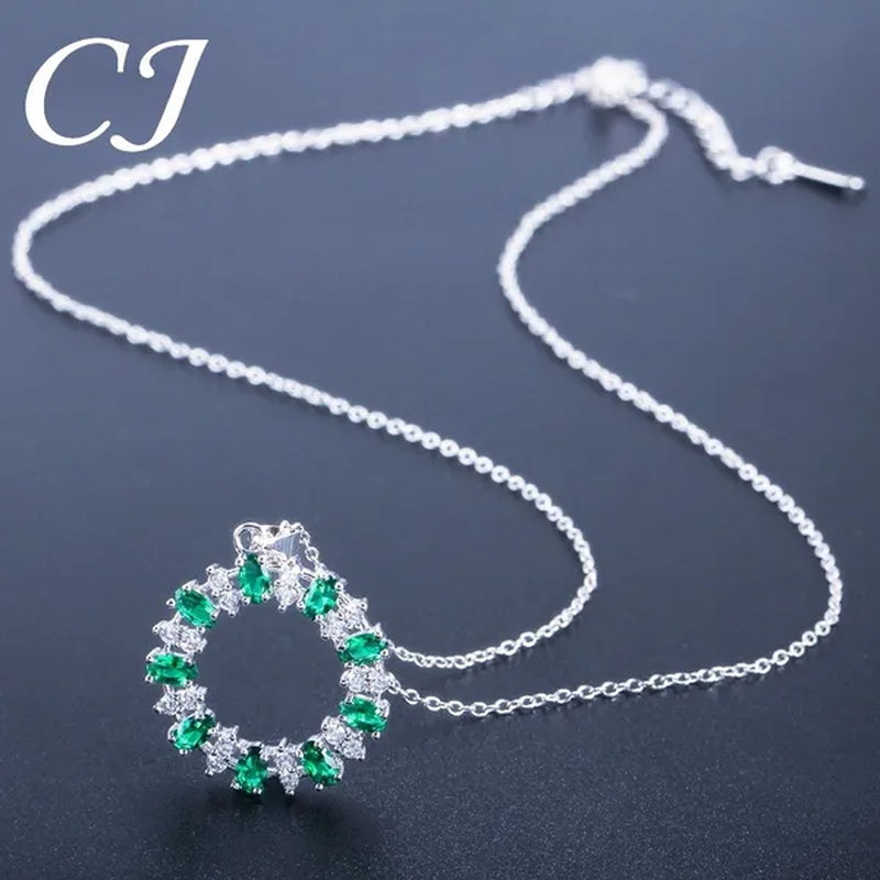 CANDICE Oval Yellow Platinum Plated Costume Party Jewelry Set Fashion Hollow Out Round Dangle Necklace Hoop Earrings with Silver Plated for Women Accessories