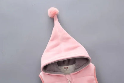 3Pcs/Set NEW Infant Baby Kids Cashmere and Thickening Winter Warm Cartoon Sika Deer Long Sleeved Hooded Coat Outerwear Jacket Pant Chidlren Outfits 3-Pieces Suit