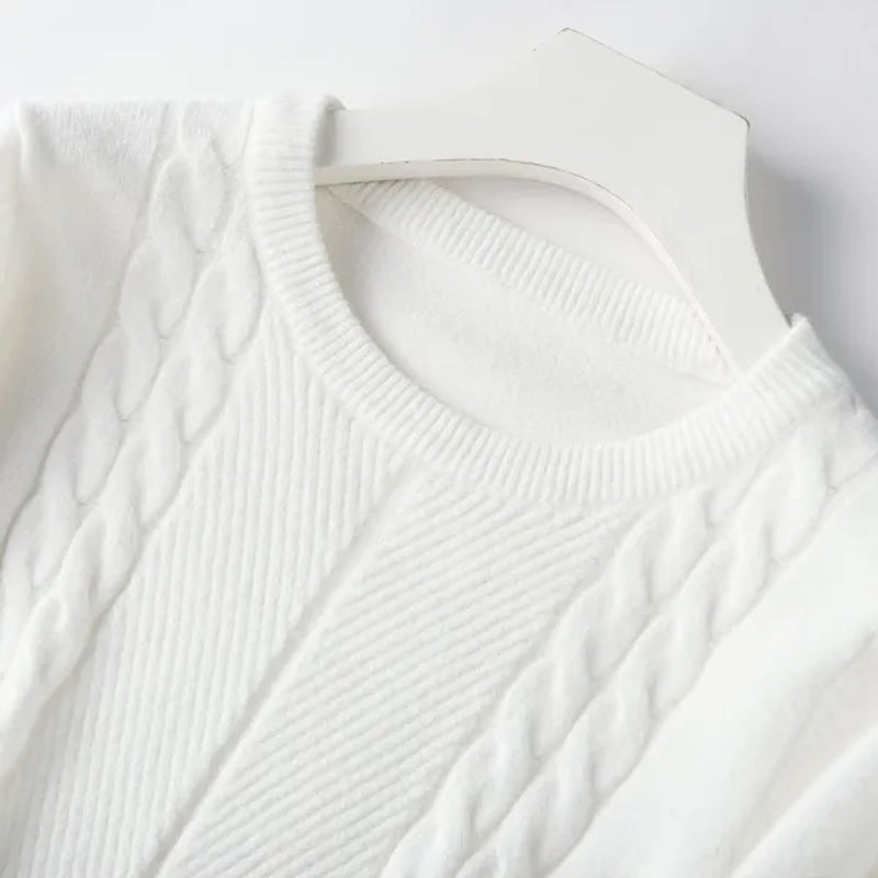 NEW 4 Colors Women Wool Pure Cashmere Sweater Fashion O-neck Soft Woman Female Warm Pull Pullovers Sweaters Plus Size S-XXL