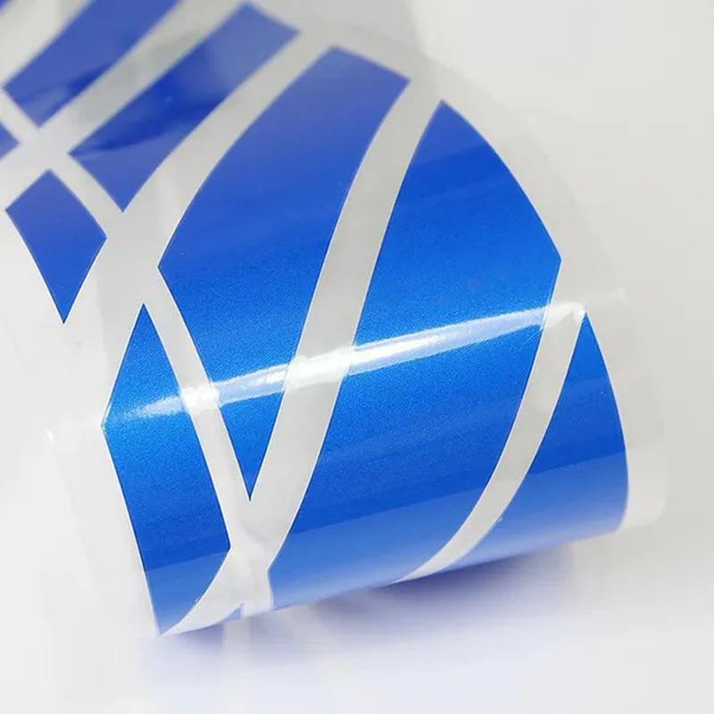 2PCS Long Stripe Decal Car Stickers Car Racing Auto Side Body Stickers Stripe Fashion Waterproof Vinyl Decal