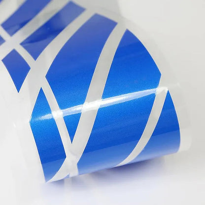 2PCS Long Stripe Decal Car Stickers Car Racing Auto Side Body Stickers Stripe Fashion Waterproof Vinyl Decal