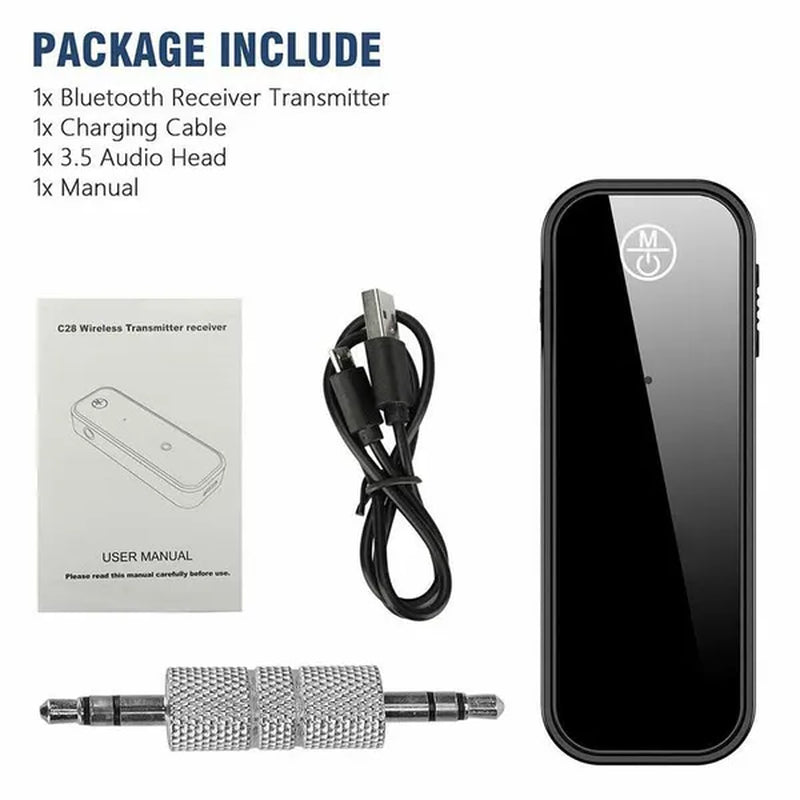 2 in 1 Wireless Bluetooth 5.0 Receiver Transmitter Adapter 3.5Mm Jack for Car Music Audio Aux A2Dp Headphone Reciever Handsfree