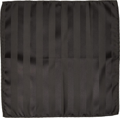 Men'S Solid Woven Formal Stripe Tie Set