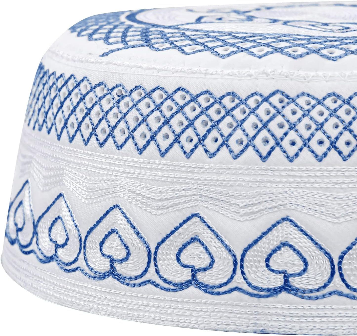 Men Muslim Prayer Kufi Hat Prayer Headwear Cap Islamic Beanie Skull Cap Embroidery Kofia Topi Sun Hat