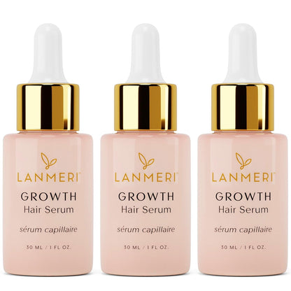 Vegan Hair Growth Serum for Women & Men - Natural Scalp Treatment for Thinning Hair and Hair Regrowth - Fuller-Looking, Thicker and Healthier Hair in 90 Days, All Hair Types - WORLD TIME VISITS