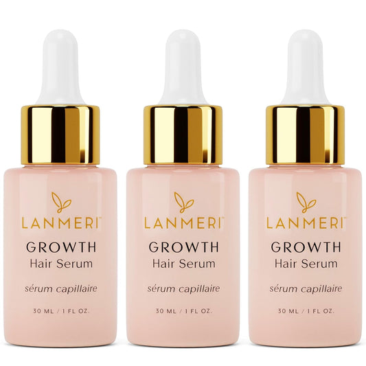 Vegan Hair Growth Serum for Women & Men - Natural Scalp Treatment for Thinning Hair and Hair Regrowth - Fuller-Looking, Thicker and Healthier Hair in 90 Days, All Hair Types - WORLD TIME VISITS