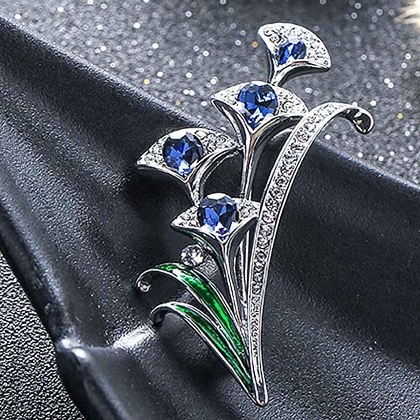 Brooch Flower Shape Rhinestone Design Alloy Fashion Clothes Brooch Pin for Party,Vintage Fashion Brooch Pins for Women Teen Girls Crafts Gift