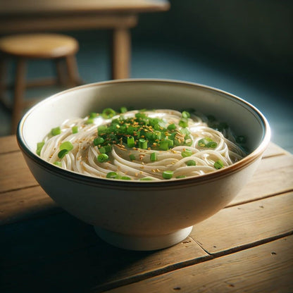 KA-ME Chinese Noodles, Low Fat, Low Sodium, 8Oz Pouches (3 Pack) | Bundled with  Bamboo Chopsticks -Perfect for Quick, Authentic, and Delicious Meals